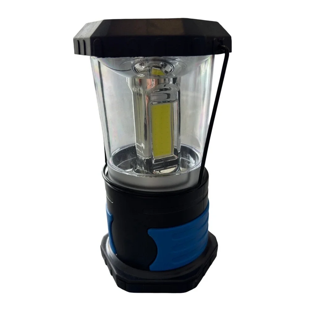 Surge LED Camping Lantern Black Blue COB Portable Emergency Light with Hook